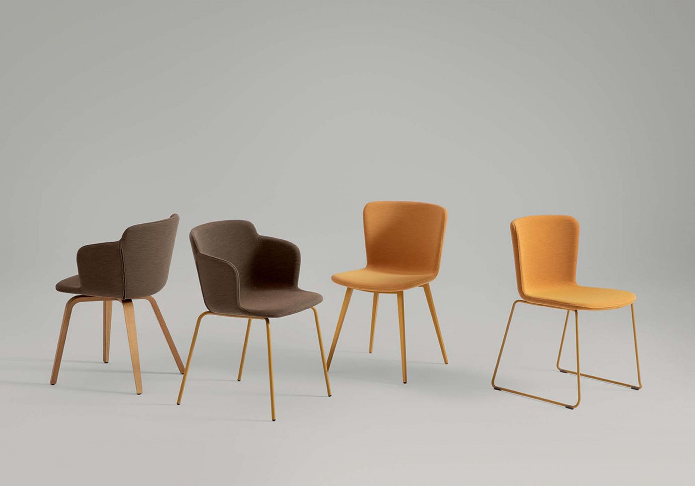 Midj Calla P M_T TS Chair - Modern Ergonomic Office Chair for Home & Workspace - Perfect for Long Hours of Sitting, Gaming, and Remote Work