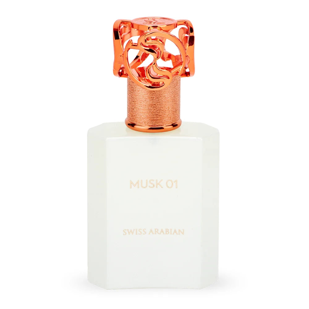 Musk 01 Eau de Parfum 50ml for Men - Long Lasting Musk Fragrance | Perfect for Date Night, Office & Special Occasions