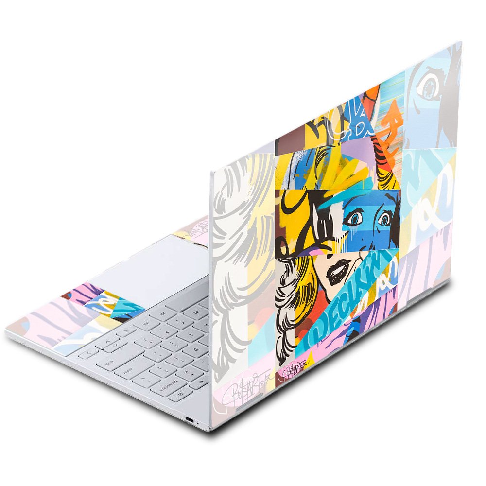 MightySkins Vinyl Decal Wrap Cover for Google Pixelbook - Cut Up Art Design | Protective & Durable Skin | Easy to Apply & Remove | Made in USA | Perfect for School, Office, and Travel Protection