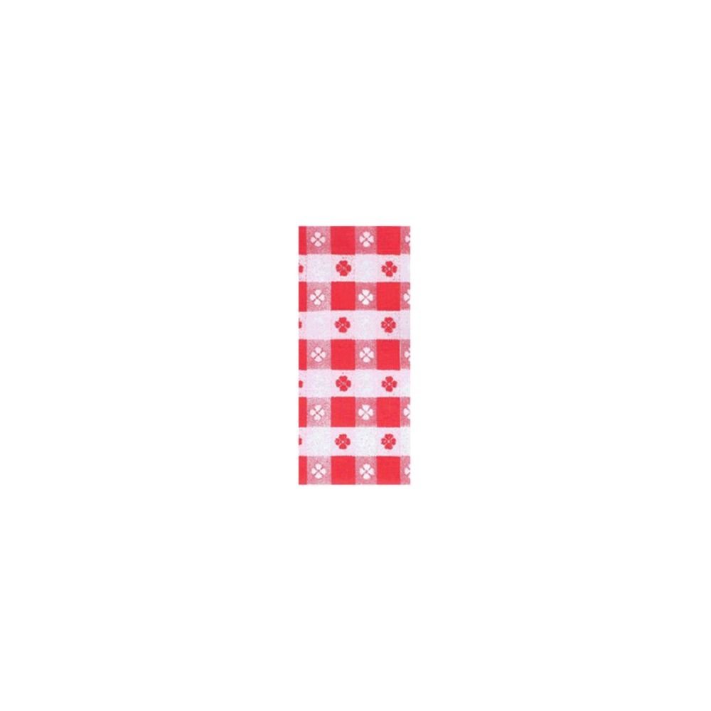 Hoffmaster Red Gingham Polyester Table Cover - Waterproof & Wrinkle-Resistant Picnic Tablecloth for Outdoor Dining, BBQ, and Party Decorations