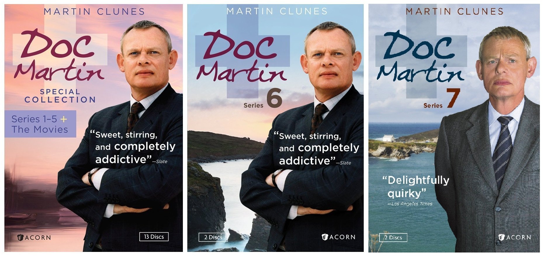 Doc Martin: Complete Series 1-7 & Movies Collection (17-DVD Set, 2015) | British Medical Drama | Perfect for Fans of Comedy TV Shows & Binge-Watching