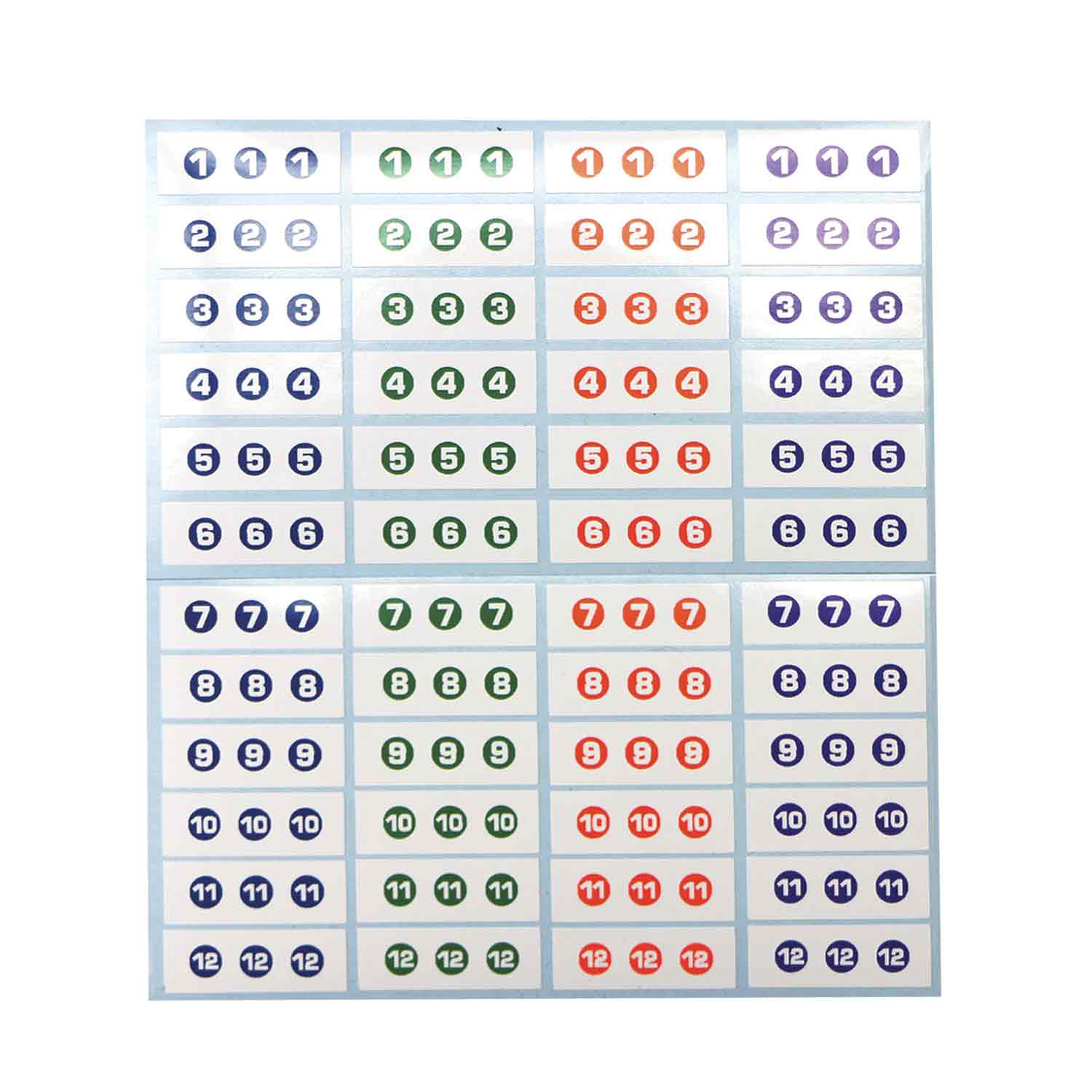 Bohning Wrap Around Arrow Number Decals - Durable Self-Adhesive Labels for Archery Bows & Hunting Equipment | Perfect for Target Practice & Competition Shooting