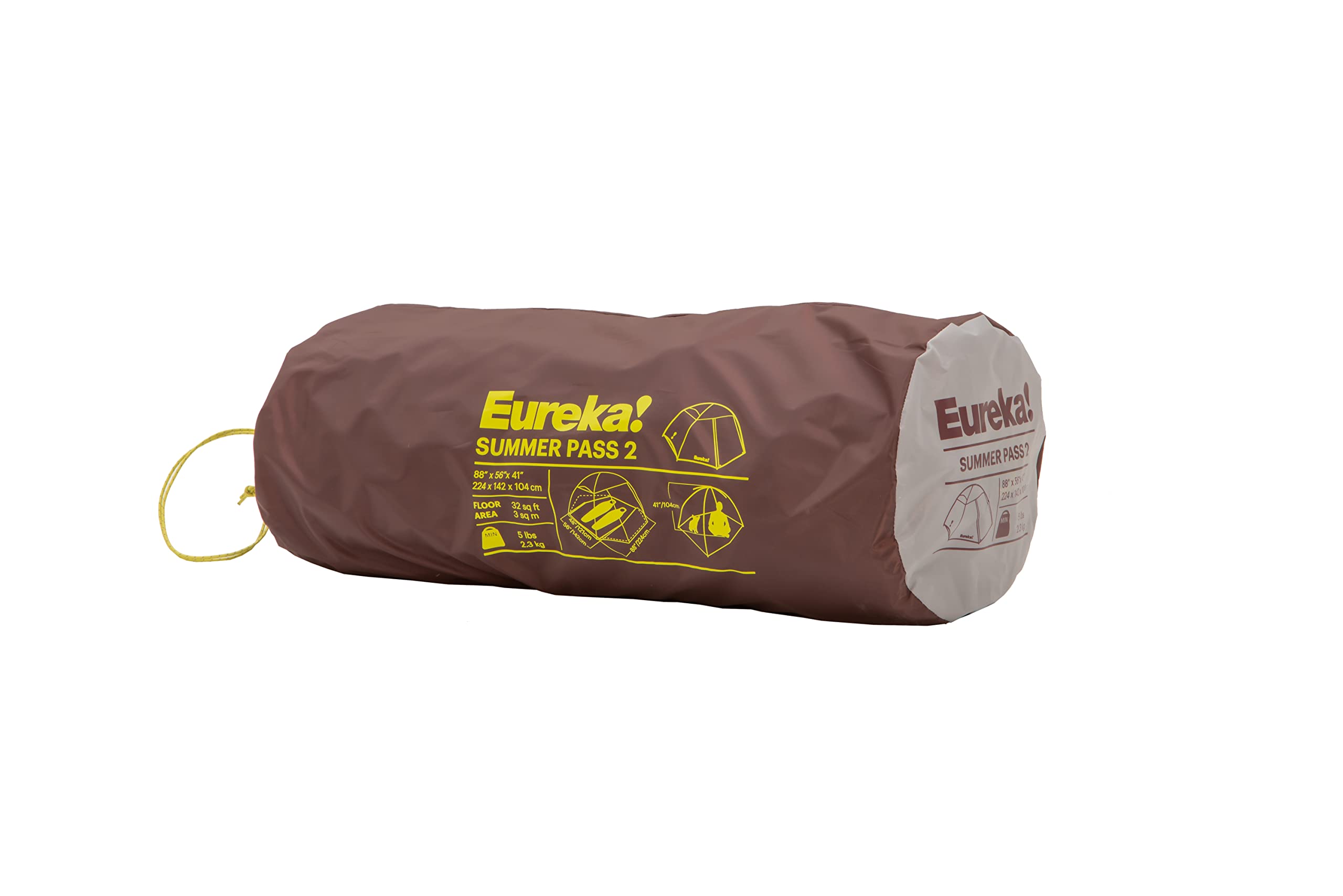 Eureka! Summer Pass 3-Season Backpacking Tent - Lightweight Waterproof Camping Tent for Hiking, Backpacking & Outdoor Adventures