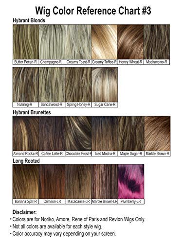 Rene of Paris Noriko Angelica Synthetic Wig with Wig Lift Comb - Butter Pecan Color - 2-Piece Hair Bundle for Cosplay, Costume Parties & Everyday Wear