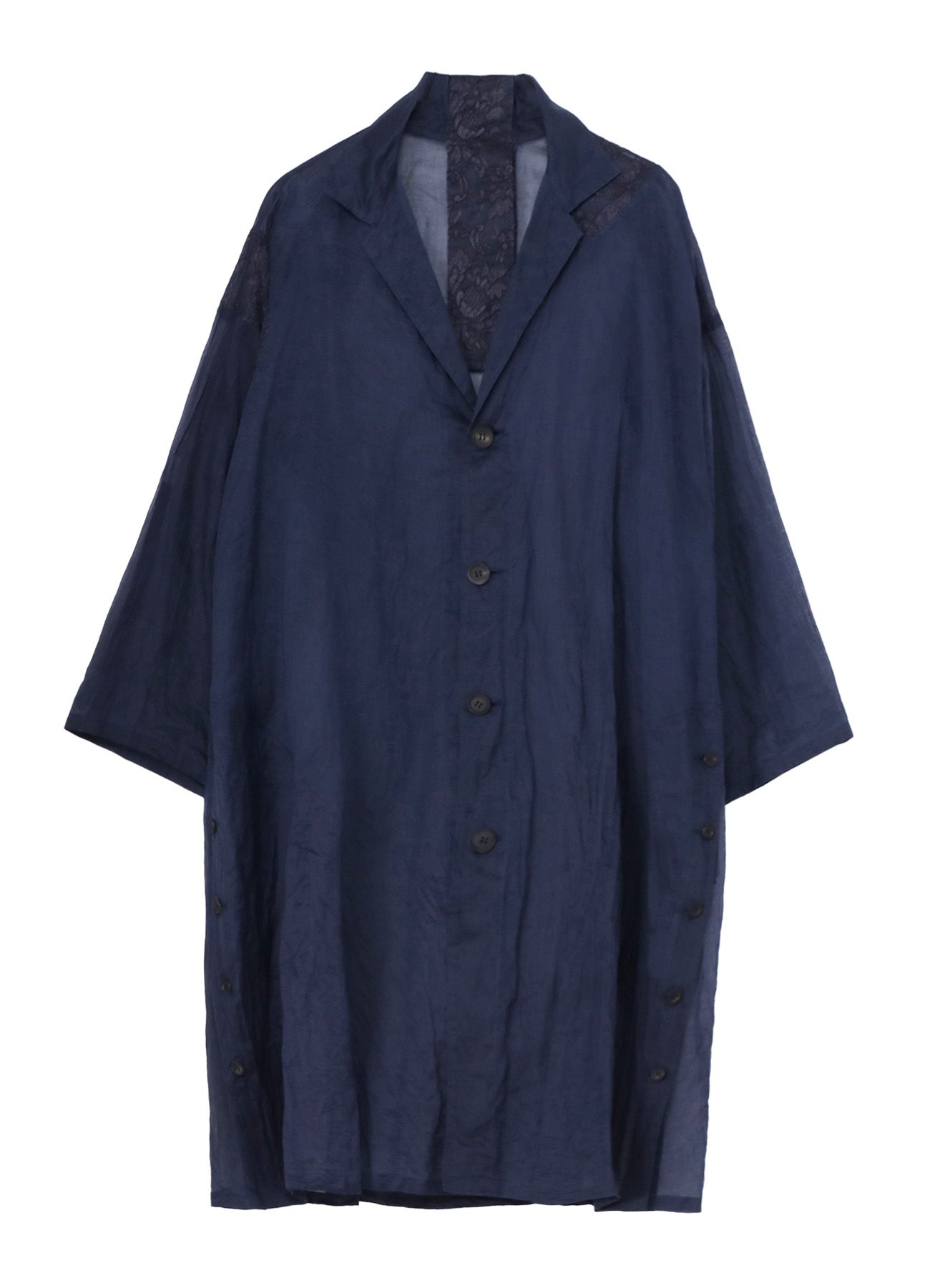 Elegant Cotton Organza Lawn Side Gather Detail Coat for Women | Lightweight Summer Jacket | Perfect for Weddings, Parties & Office Wear