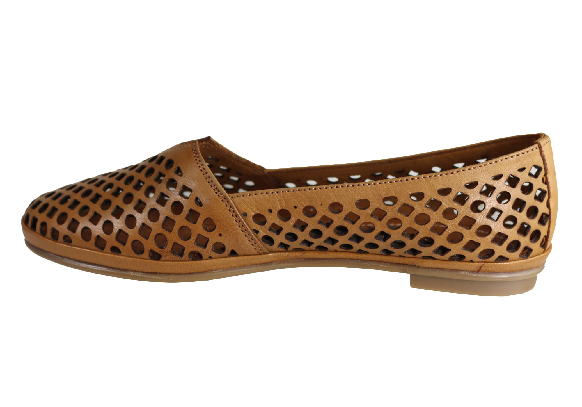 Orizonte Aria Women's Comfortable Soft Leather Flat Shoes - European Style for Casual Wear, Office & Travel