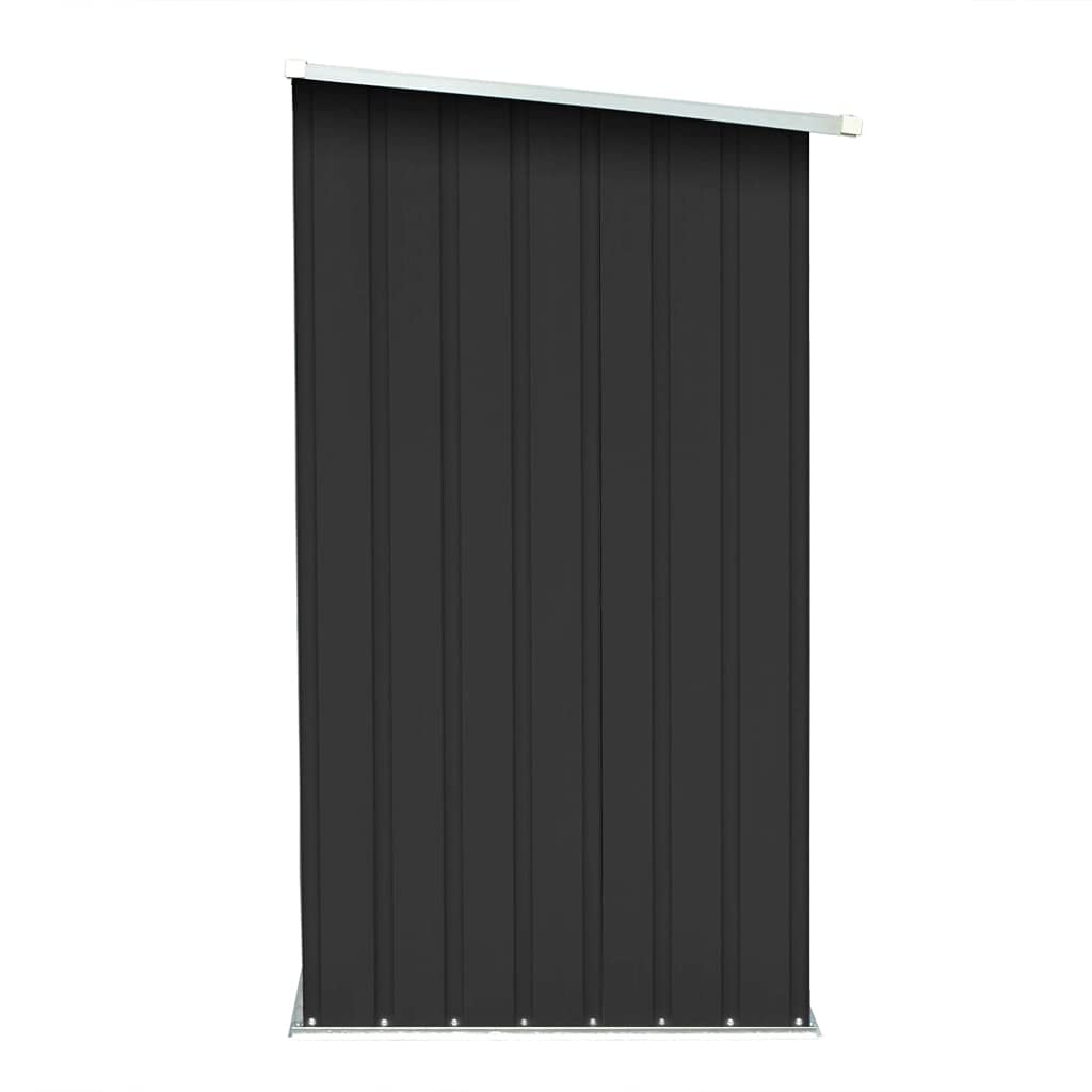 Galvanized Steel Firewood Storage Shed - 64.2