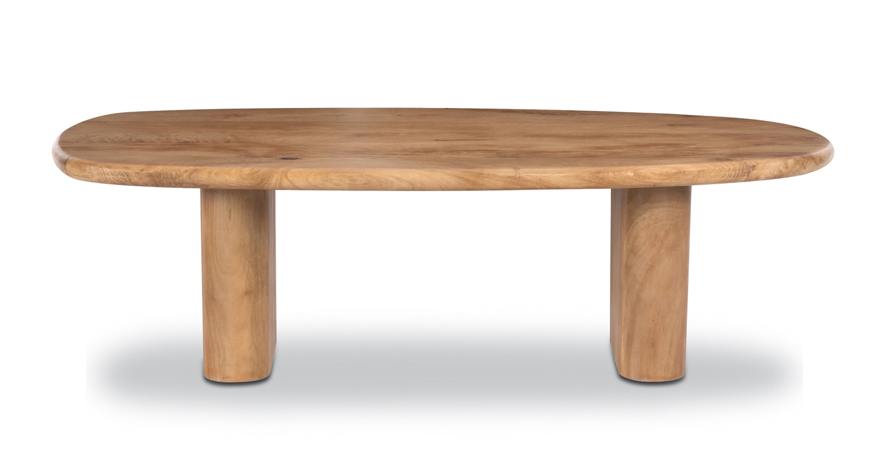 Modern Round Coffee Table - Solid Wood Living Room Furniture for Home Decor | Perfect for Small Spaces, Apartments & Cozy Living Rooms