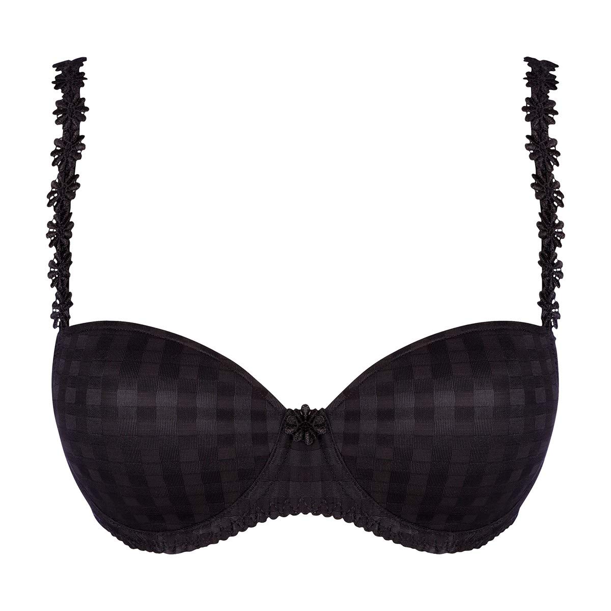 Marie Jo Avero Balcony Bra 34C Black - Comfortable Lace Underwire Bra for Women, Perfect for Everyday Wear and Special Occasions