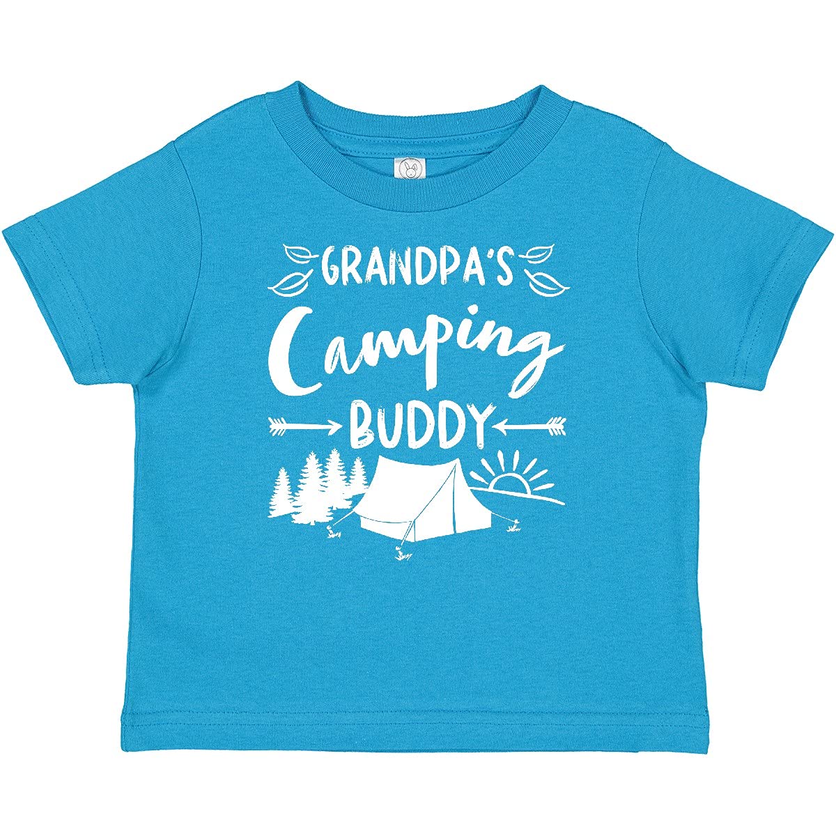 Grandpa's Camping Buddy Baby T-Shirt | Cute Camping-Themed Outfit for Toddlers | Perfect for Family Outdoor Adventures & Camping Trips