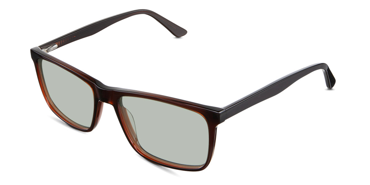Belio Men's Prescription Tinted Glasses - UV Protection & Blue Light Blocking - Stylish Eyewear for Work, Driving & Outdoor Activities