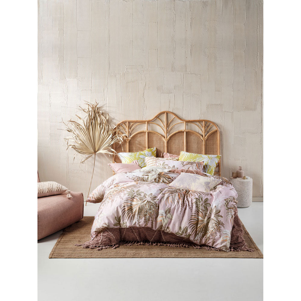 Harlow Pink Quilt Cover Set - Super King Size Bedding | Soft & Luxurious Quilt Cover for Master Bedroom Decor