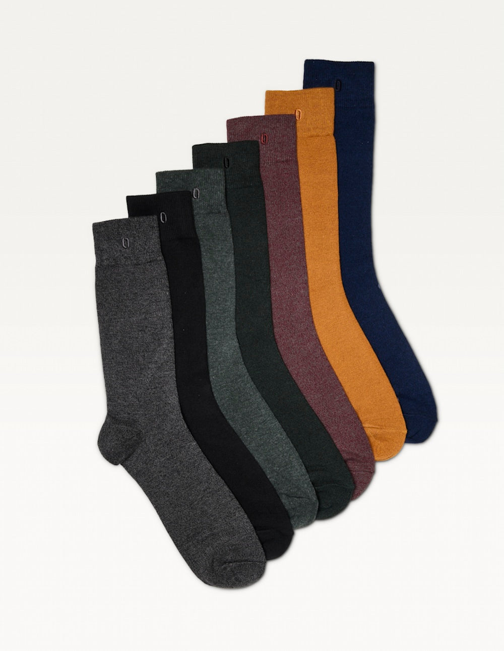 7-Pack Cotton Socks for Men & Women - Soft Breathable Casual Crew Socks - Perfect for Daily Wear, Sports & Gifting