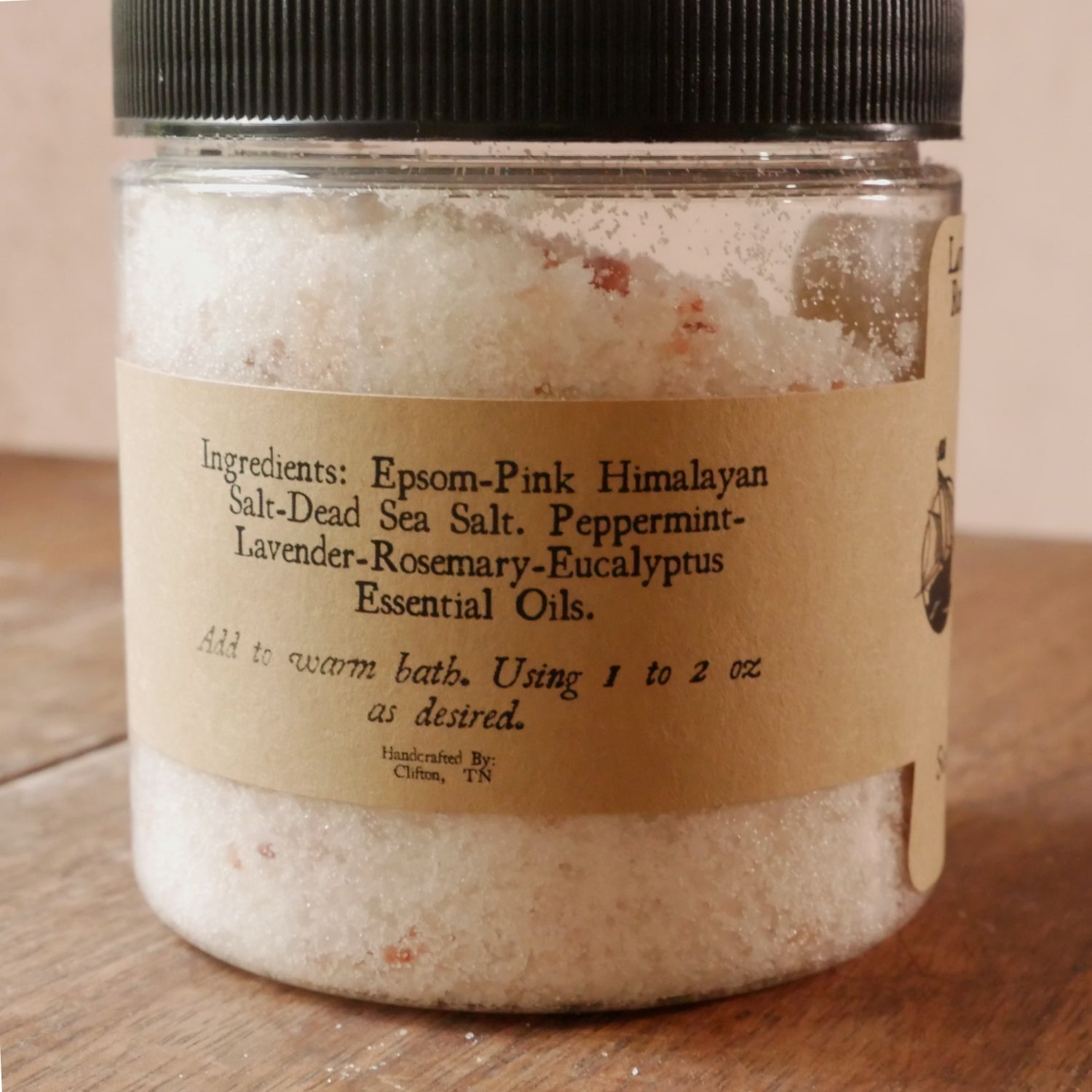 Epsom Salt Soak for Sore Muscles - Relaxing Bath Soak for Post-Workout Recovery & Stress Relief