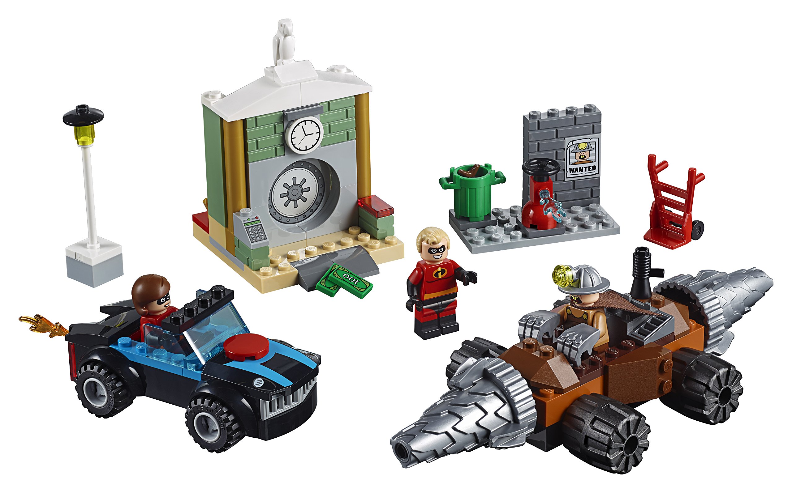 LEGO Juniors The Incredibles 2 Underminer Bank Heist 10760 Building Kit (149 Pieces) | Superhero Toy for Kids Ages 4+ | Creative Play & Collectible Set for Birthday Gifts & Indoor Activities
