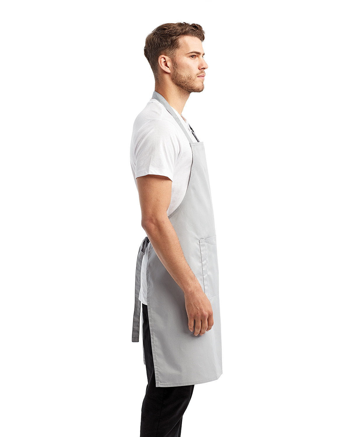 Reprime RP154 Unisex 'Colours' Recycled Bib Apron with Pocket - Eco-Friendly Kitchen & BBQ Apron for Cooking, Grilling, Baking & Crafting