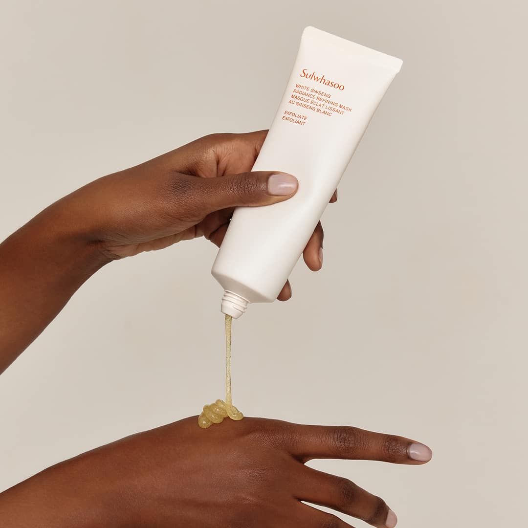 Premium White Ginseng Radiance Refining Face Mask - Brightening & Anti-Aging Skincare Treatment for Glowing Skin - Perfect for Night Routine & Spa Days