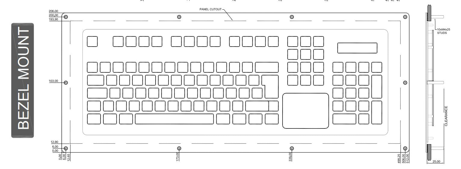 CKS 128P Rugged Industrial Keyboard - Waterproof, Dustproof, Anti-Spill Mechanical Keyboard for Harsh Environments | Perfect for Factories, Warehouses & Outdoor Workstations
