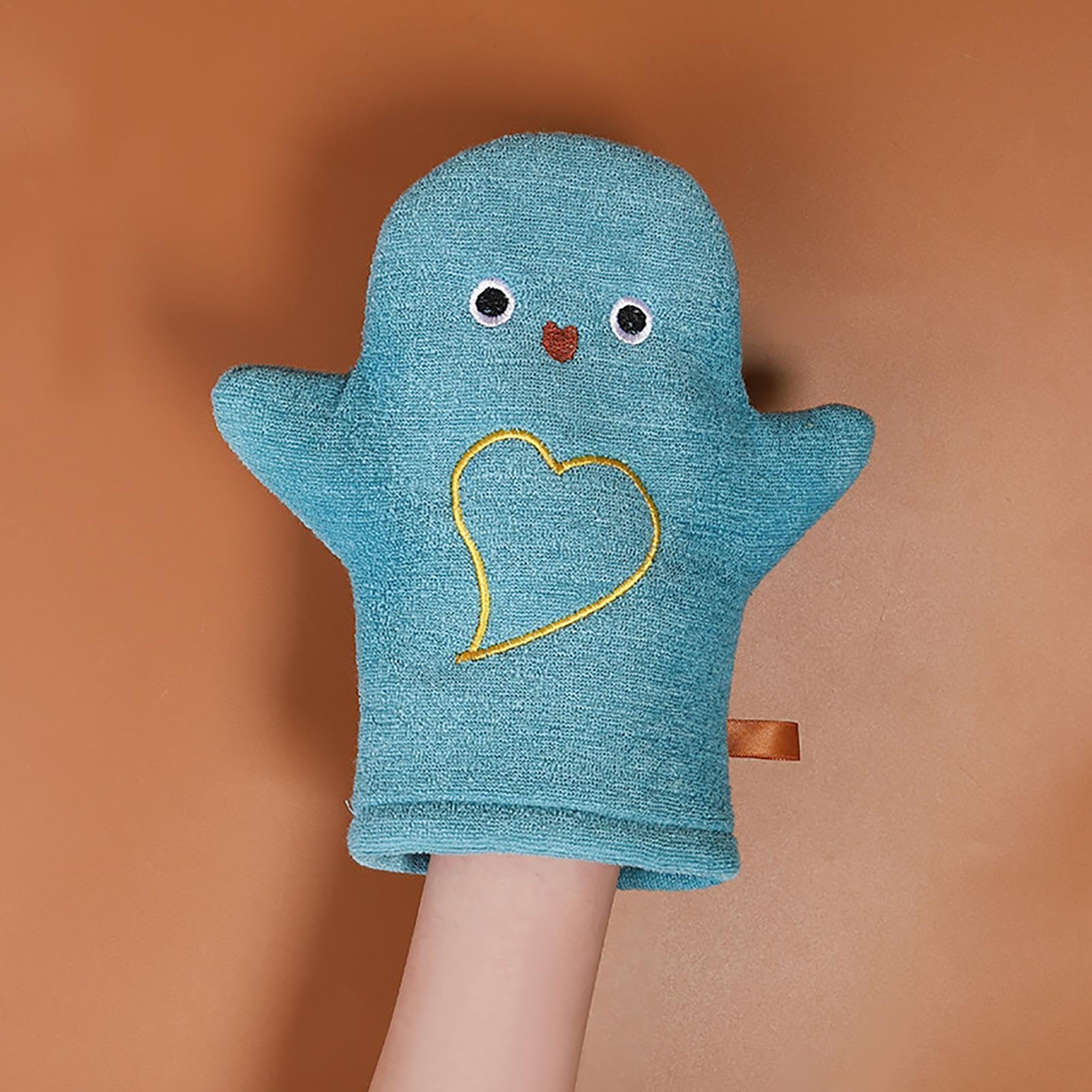 Soft Double-Sided Animal Wash Mitts for Kids - Cute Bath Washcloth Gloves for Babies, Toddlers, Boys & Girls | Gentle Skin Cleaning for Sensitive Skin | Perfect for Bath Time, Travel & Baby Shower Gifts