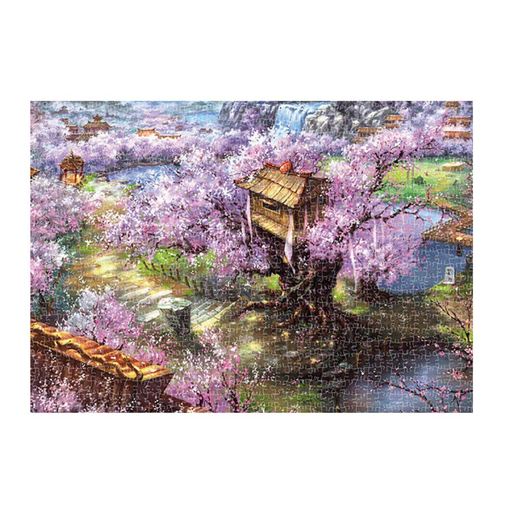 1000-Piece DIY Landscape Puzzle for Adults - Large Jigsaw Puzzle Game, Fun & Challenging Brain Teaser, Unique Personalized Gift for Puzzle Lovers | Perfect for Family Game Night, Stress Relief & Home Decor