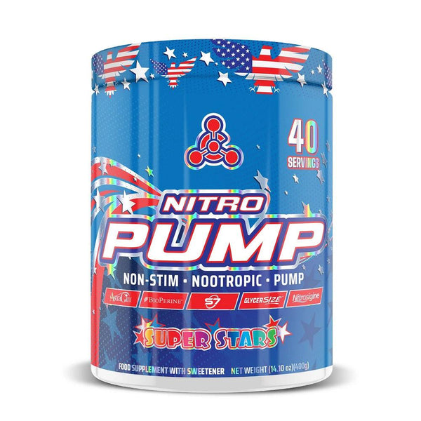 Nitro Pump 400g Pre-Workout Supplement for Muscle Growth & Energy - Chemical Warfare Superstars Formula | Ideal for Gym, Bodybuilding & Athletic Performance