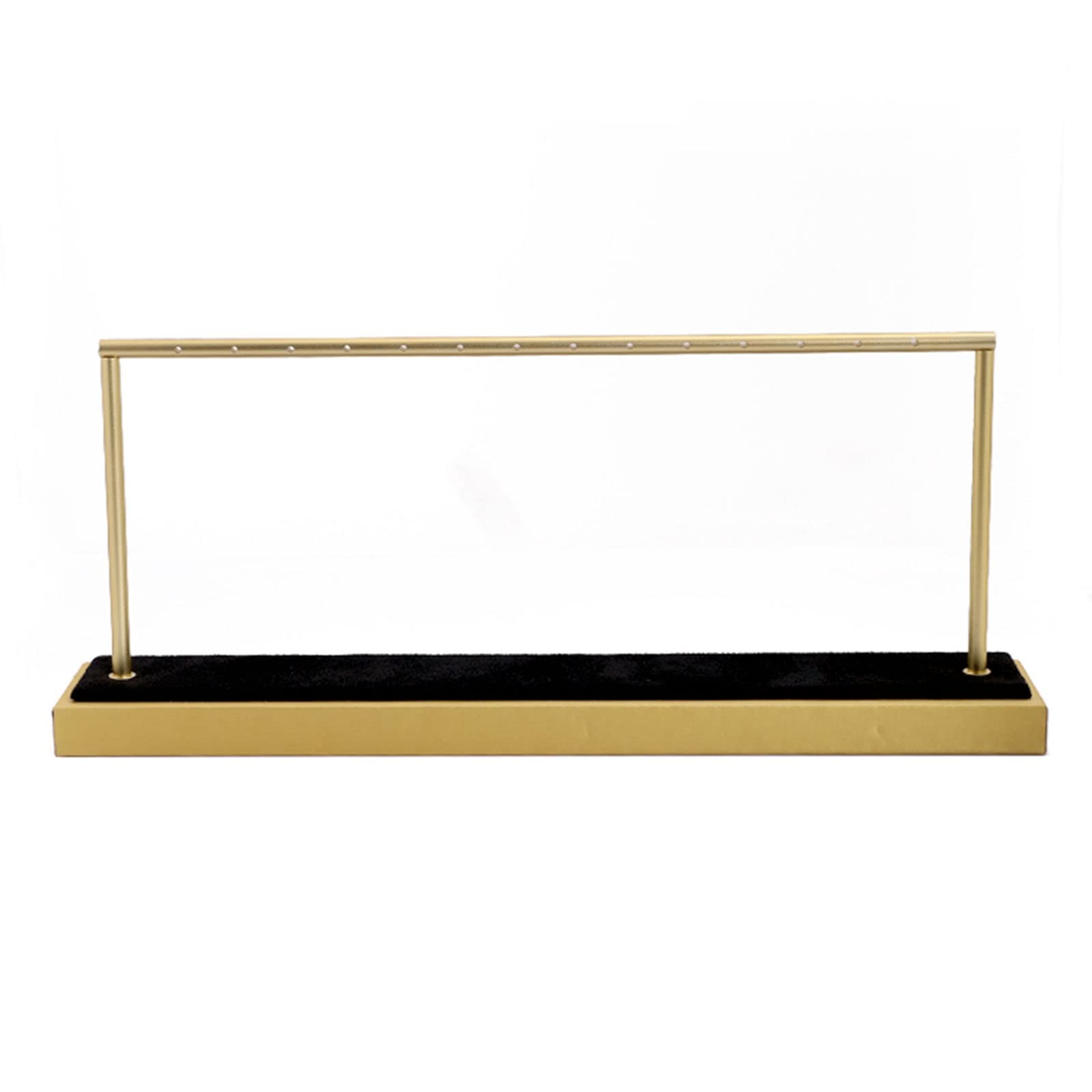 TOMYEUS Jewelry Organizer Stand - 14 Hole Earring Holder, Necklace & Bracelet Display with Tray - Perfect for Bedroom, Vanity & Jewelry Store Organization