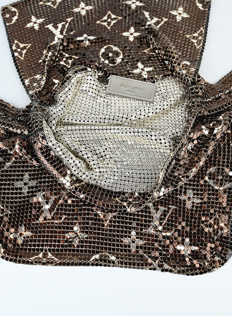Authentic Louis Vuitton Metal Mesh Handbag - Luxury Designer Shoulder Bag for Women | Perfect for Evening Parties, Date Nights & Special Occasions