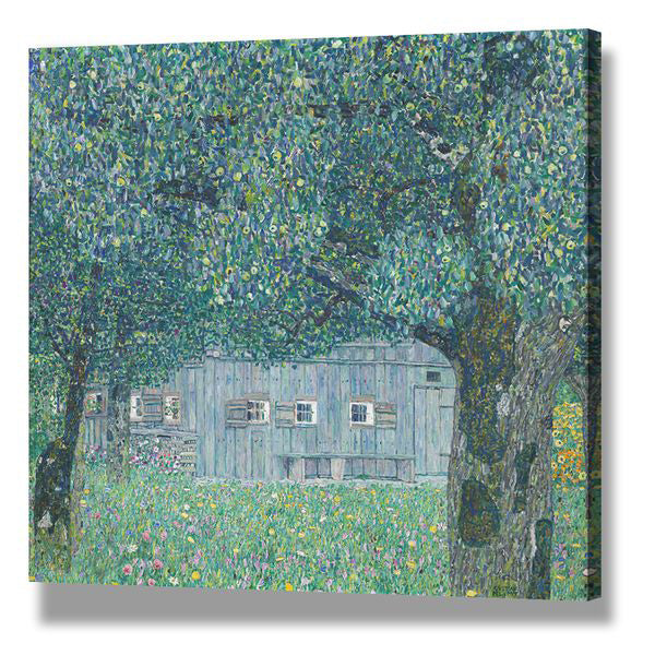 Gustav Klimt Water Castle Wall Art Decor - Premium Canvas Print for Living Room, Bedroom & Office - Modern Home Decor & Gift Idea