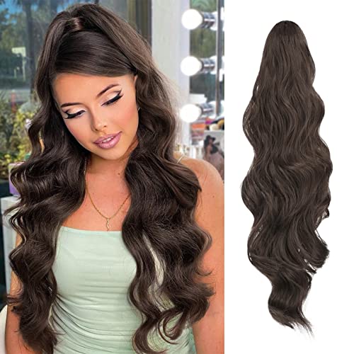 24 Inch Synthetic Drawstring Ponytail Hair Extension - Natural Look for Women | Perfect for Cosplay, Daily Wear & Special Occasions