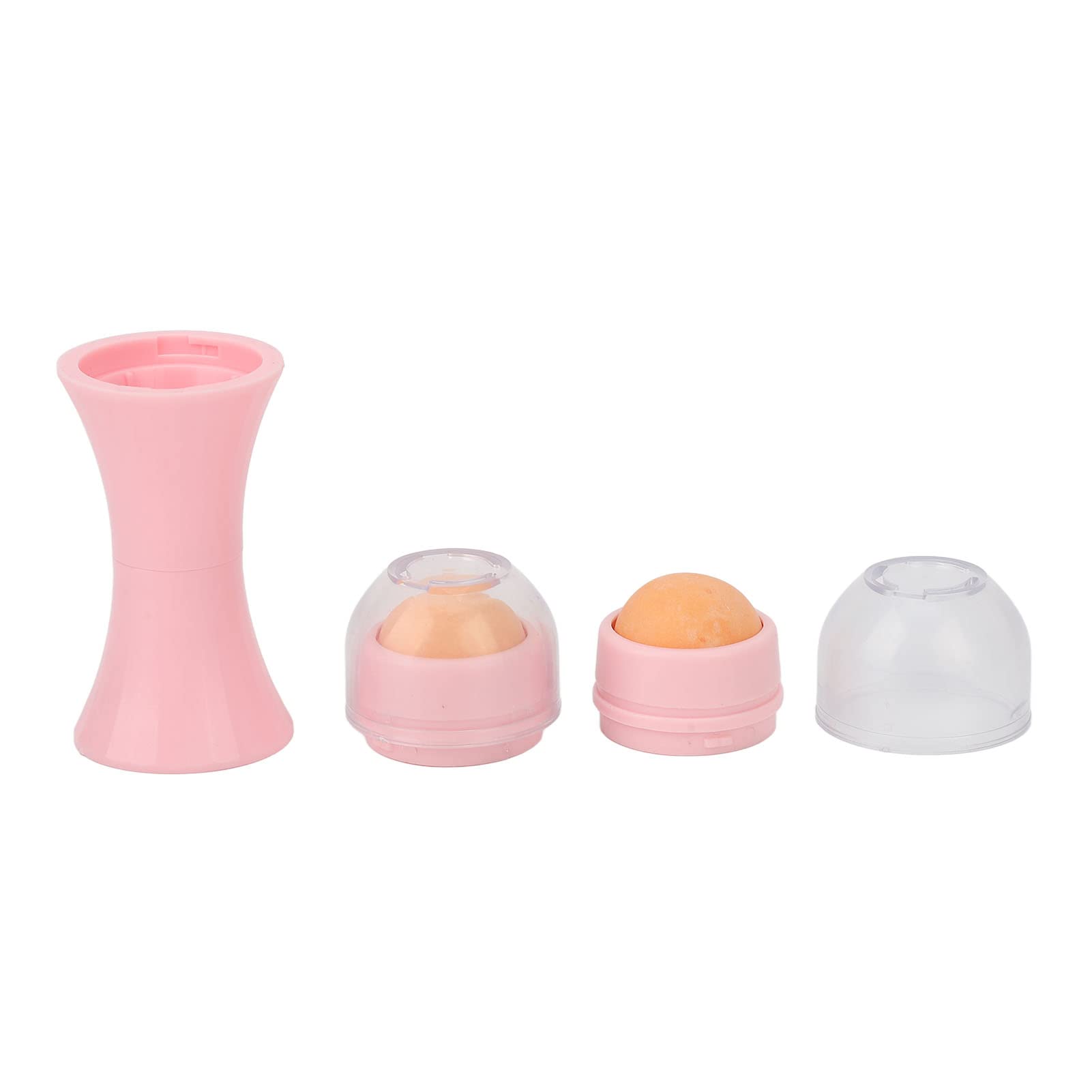 Oil Absorbing Face Roller - Reusable Double Headed Oil Control Volcanic Skin Roller for Makeup & Shine-Free Skin (Pink) | Perfect for On-the-Go Touch Ups & T-Zone Oil Control