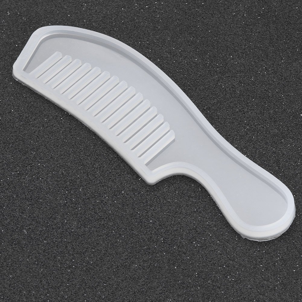 Hilitand 4Pcs Silicone Comb Molds for DIY Resin Jewelry Making - Decorative Hair Comb Craft Tools for Epoxy Resin Art, Perfect for Handmade Accessories and Home Decor Projects