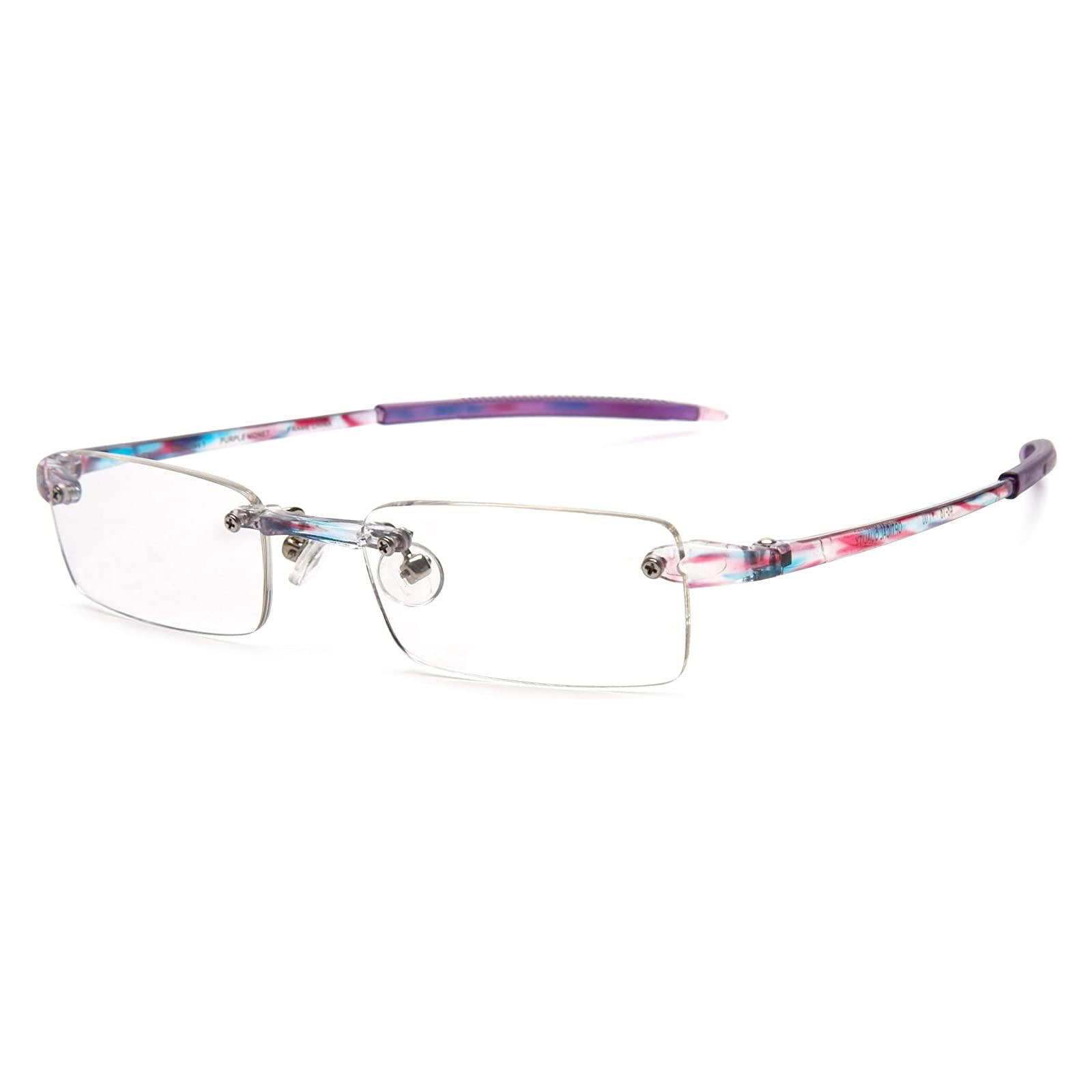 Lightweight Rimless Reading Glasses for Men & Women - VIS 1 Model - Perfect for Reading, Computer Work & Daily Use