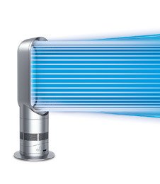Dyson AM05 Hot + Cool Fan Heater in Blue - Dual Function for Year-Round Comfort - Perfect for Home, Office & Bedroom Use
