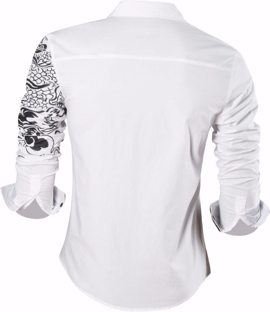 Men's Slim Fit Long Sleeve Dress Shirt - Formal & Casual Button Down Shirt for Office, Business, Wedding & Everyday Wear - JZS041