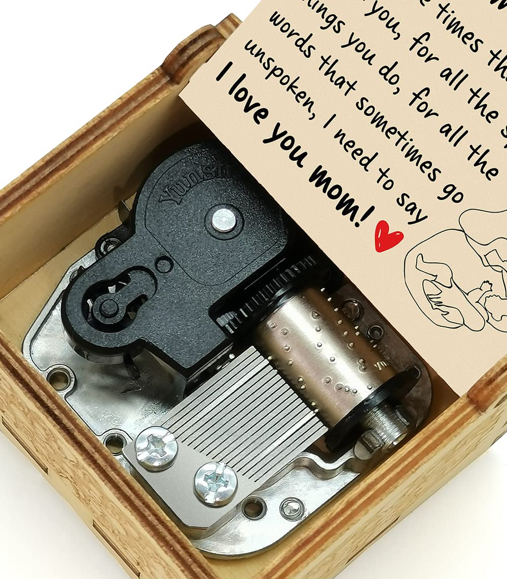 You Are My Sunshine Wind Up Music Box - Perfect Birthday Gift for Mom, Mother's Day Present, Heartfelt Keepsake for Special Occasions | Home Decor, Nursery, Relaxation