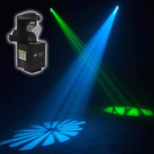 American DJ ADJ Inno Pocket Scan Scanner Light with Sound Activation & DMX Cable - Compact DJ Lighting for Clubs, Parties, and Stage Performances