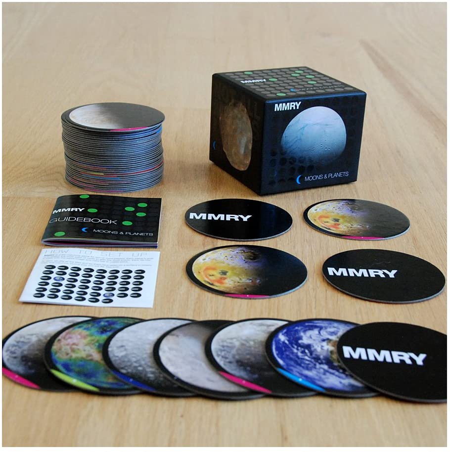 MMRY: Moons Planet Memory Card Game for Kids - Fun Educational Matching Game for Family Game Night & Classroom Learning Activities