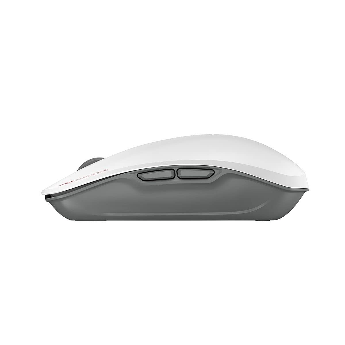 Wireless Keyboard and Mouse Combo - CHERRY Stream Desktop Rechargeable Set (White) | Ergonomic for Office, Home & Gaming Use