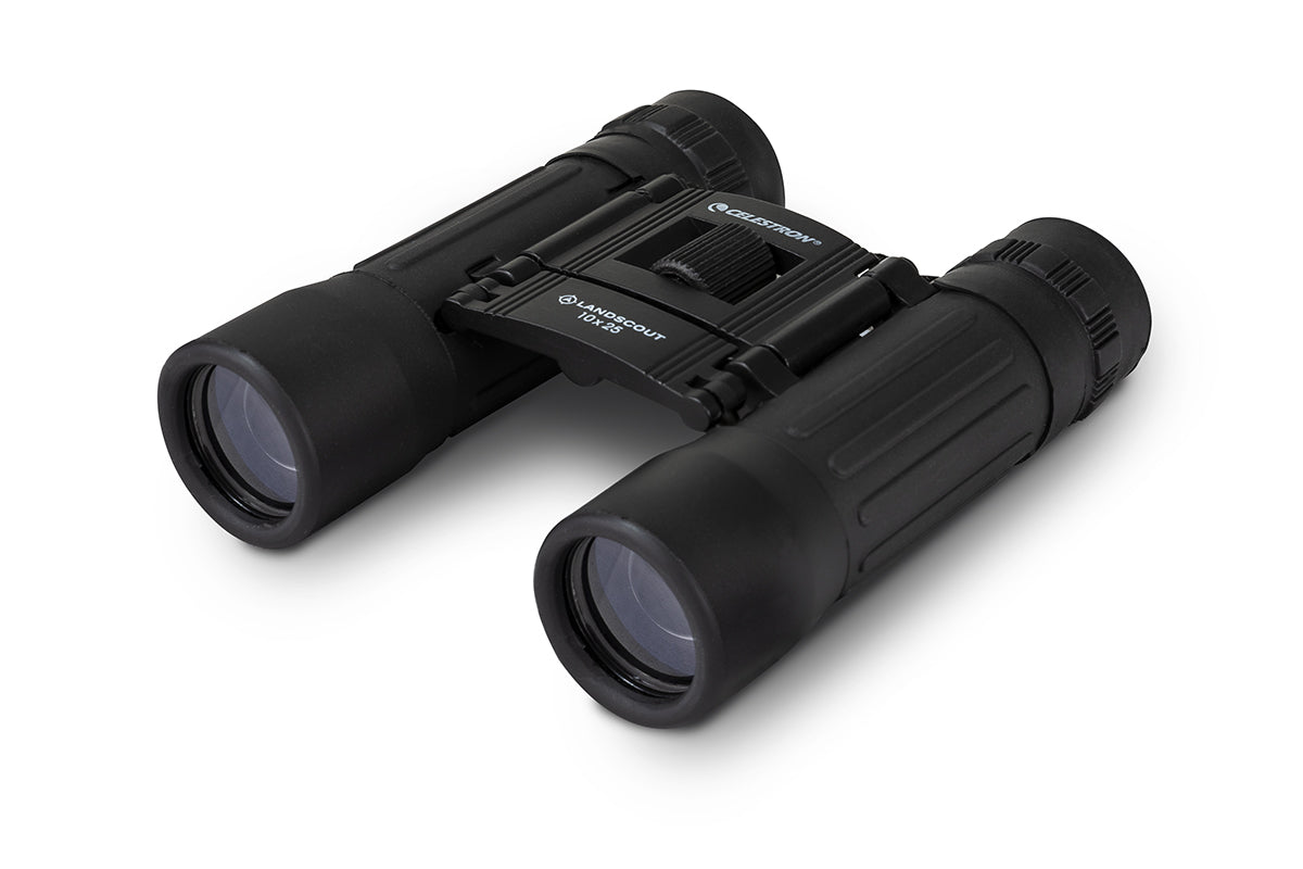 LandScout 10x25mm Roof Binoculars - Compact & Lightweight for Bird Watching, Hiking, and Outdoor Adventures - High Power Magnification for Clear Viewing