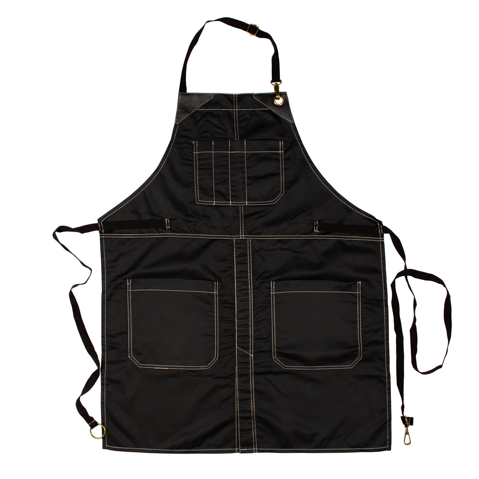 BarConic® Twill Apron with Adjustable Waist Strap - Durable & Stylish Kitchen, BBQ, Cooking & Grilling Apron for Chefs & Home Cooks
