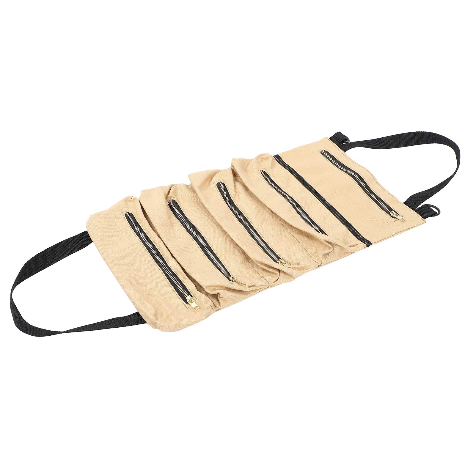 Multifunctional Tool Bag for Electricians & Gardeners (Khaki) - Durable Organizer for Work & DIY