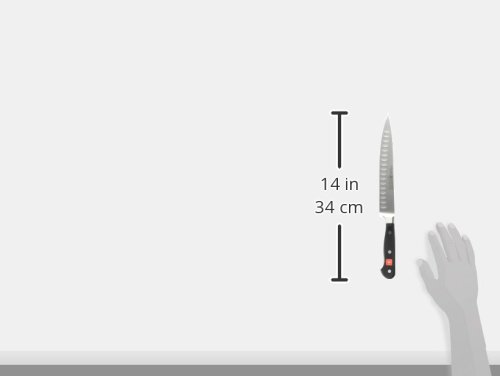 WÜSTHOF Classic 2-Piece Carving Knife Set - Black High Carbon Steel Kitchen Knives for Slicing Roast Beef, Turkey & Ham - Perfect for Holiday Dinners & Professional Chefs