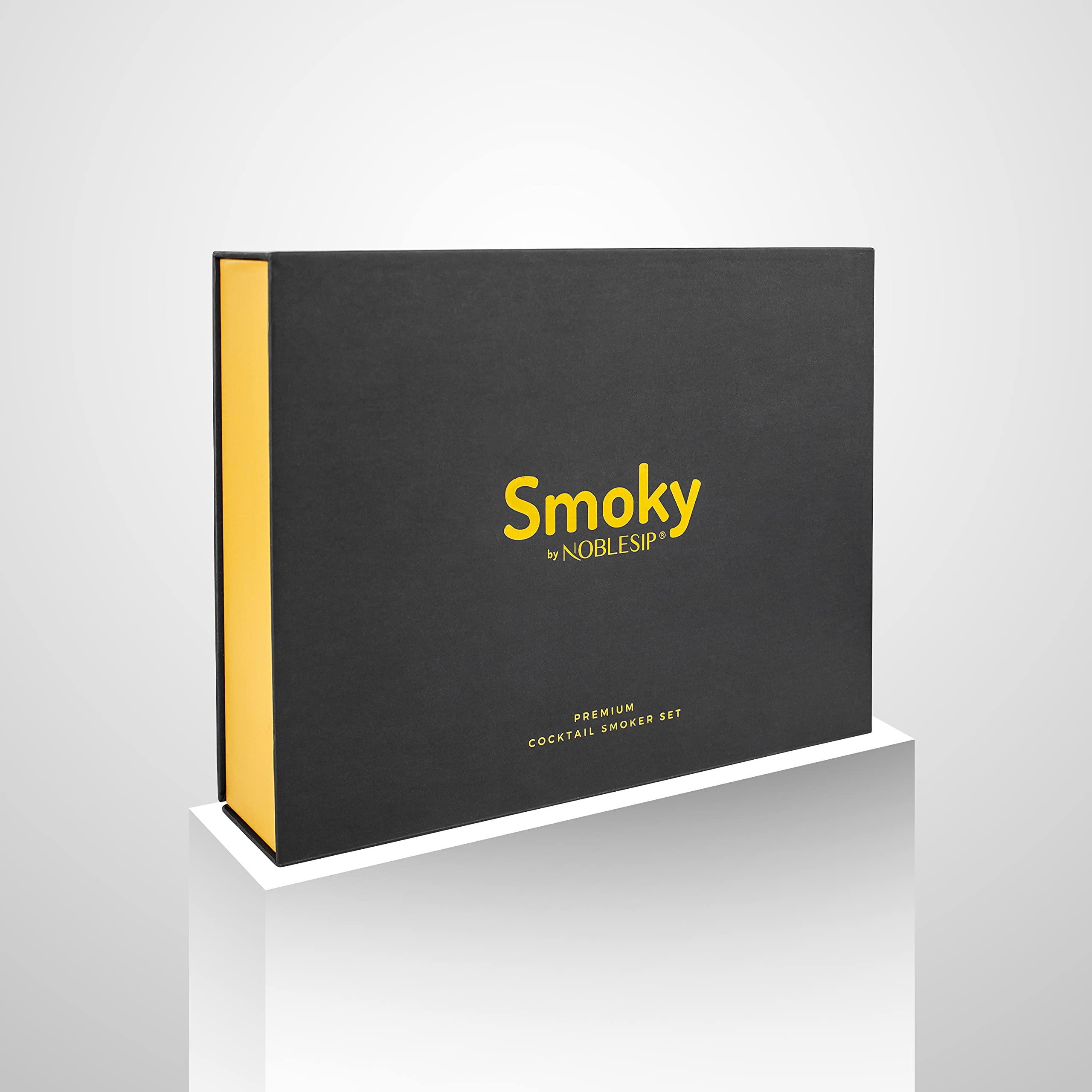 NOBLESIP Old Fashioned Smoker Kit – Premium Whiskey, Bourbon & Scotch Smoking Set with Torch, Wood Chips & Cocktail Recipes – Perfect for Home Bars, Cocktail Parties & Gift Giving