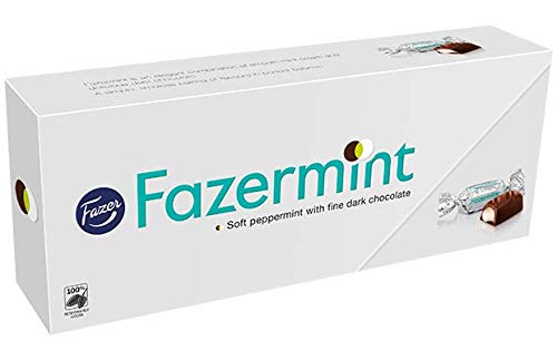 Fazer Fazermint Original Finnish Creamy Mint Dark Chocolate Pralines - 5 x 270g Box of Premium Candies - Perfect for Gifts, Parties & Chocolate Lovers
