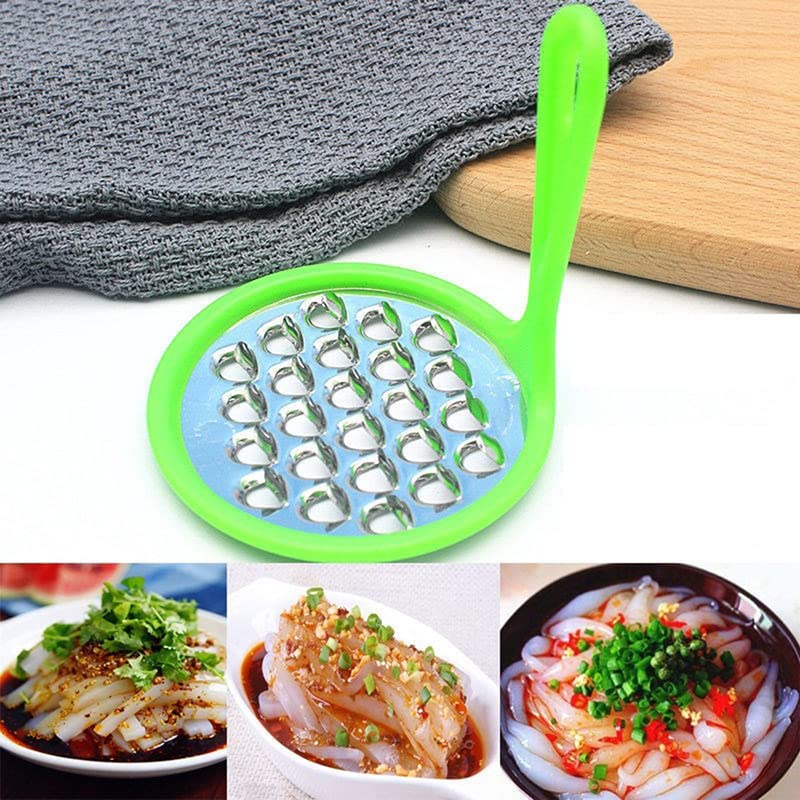 1PC Silver Stainless Steel Jelly Scraper - Portable Kitchen Gadget for Bean Jelly, Pudding & Desserts - Perfect for Baking, Cooking & Food Preparation