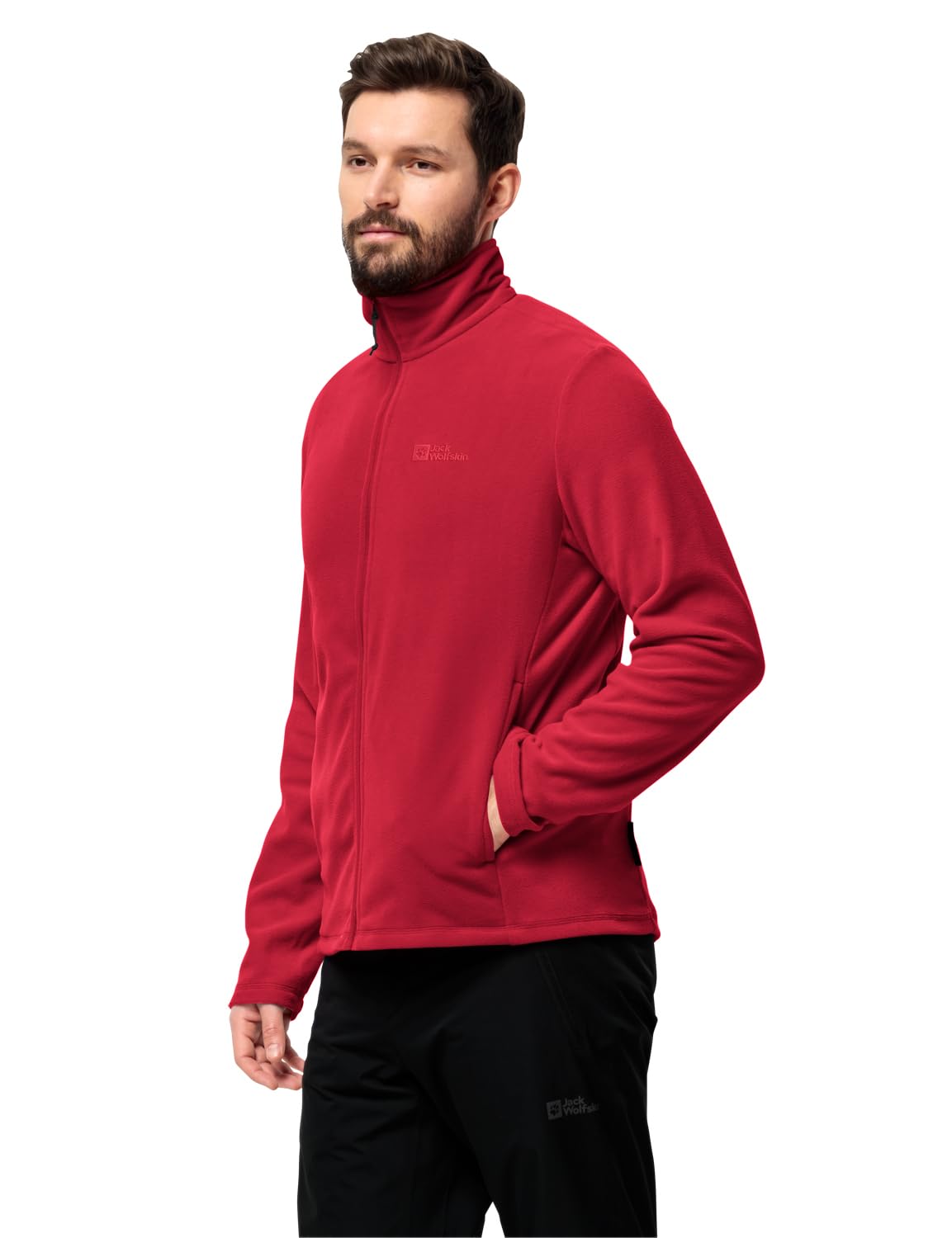 Jack Wolfskin Men's Taunus FZ M Fleece Jacket - Lightweight Warm Winter Outdoor Jacket for Hiking, Camping & Travel
