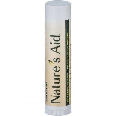 Nature's Aid True Natural Lip Balm 4.25g - Organic Moisturizing Lip Care for Dry, Chapped Lips - Perfect for Daily Use, Outdoor Activities & Winter Protection