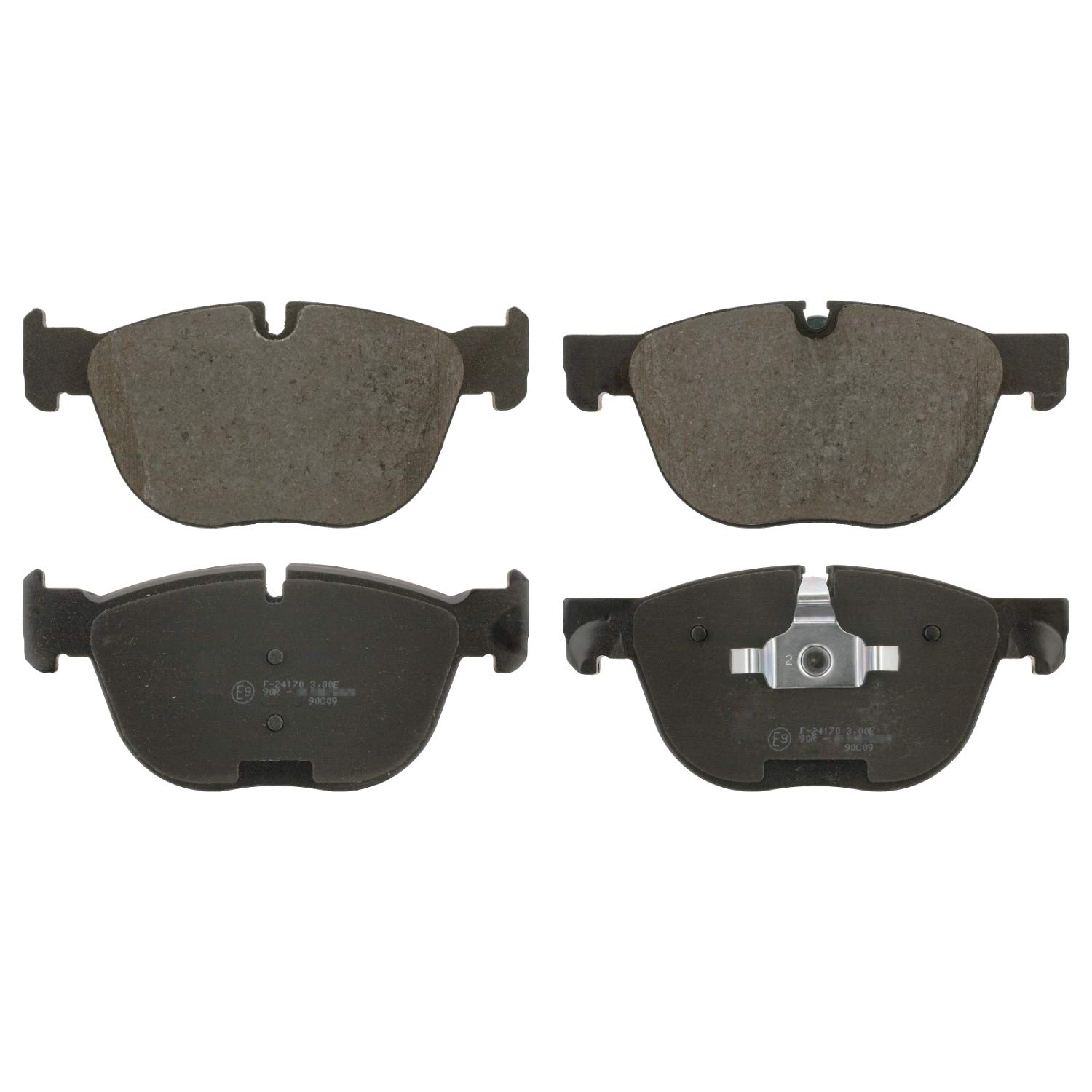 Febi Bilstein Front Brake Pads Replacement Set - 16729 - High Performance Brake Pads for Smooth Stopping Power | Perfect for Daily Commuting, City Driving & Highway Safety
