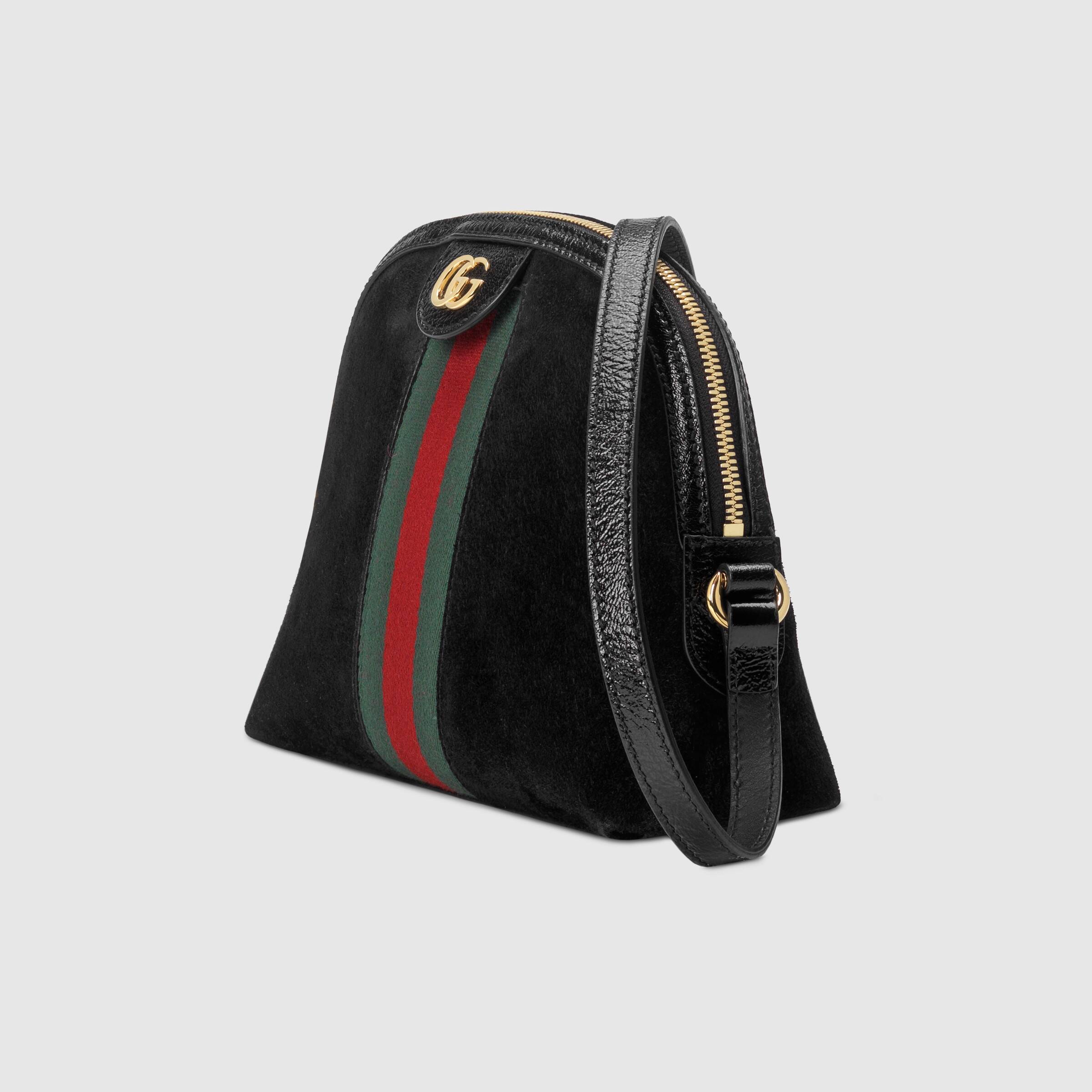Gucci Ophidia Small Shoulder Bag for Women - Black Leather Crossbody Purse | Perfect for Work, Travel & Evening Out