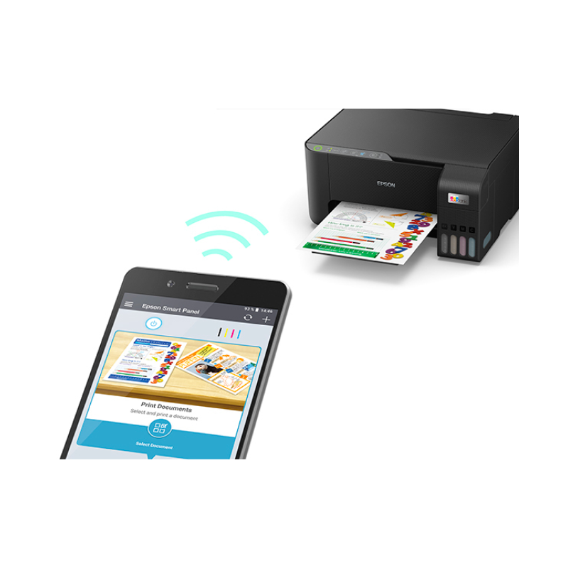 Epson EcoTank L3250 Wireless All-in-One Ink Tank Printer for Home & Office | High-Quality Printing, Copying & Scanning | Perfect for Remote Work & School Projects